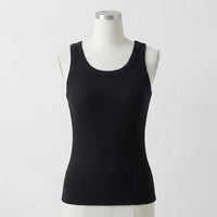 Maggie's Ribbed Cotton Built-in Bra Tank